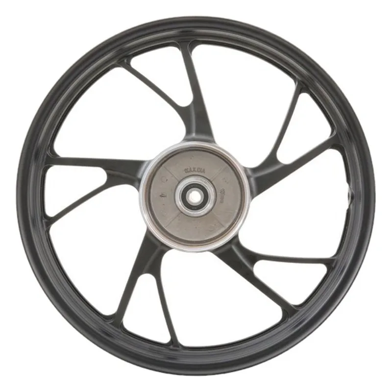 Aro Liga Leve Traseiro Gear Titan 160 2016 A 2025 ESD Disco 5 Pontas Pé De Galinha Preto (MP)