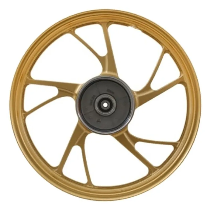 Aro Liga Leve Traseiro Gear Titan 150 2004 A 2013 ESD Disco 5 Pontas Pé De Galinha Dourado (MP)