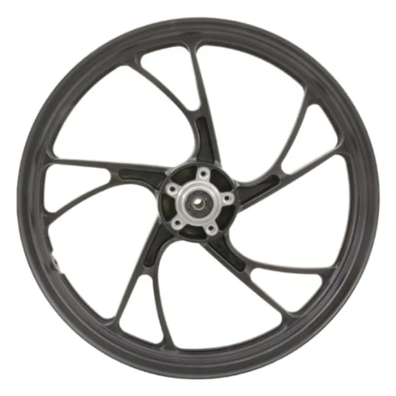 Aro Liga Leve Dianteiro Gear Titan 150 2004 A 2013 ESD Disco 5 Pontas Pé De Galinha Preto (MP)