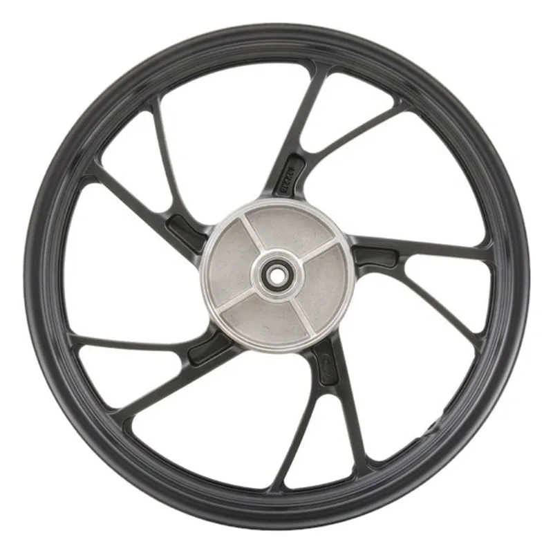 Aro Liga Leve Traseiro Gear Titan 150 2004 A 2013 ESD Disco 5 Pontas Pé De Galinha Preto (MP)