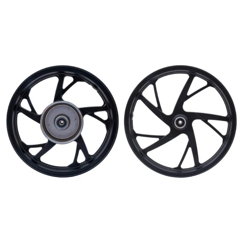 Aro Liga Leve Gear Biz 125 2025 Disco 5 Pontas Pé De Galinha Preto (MP)
