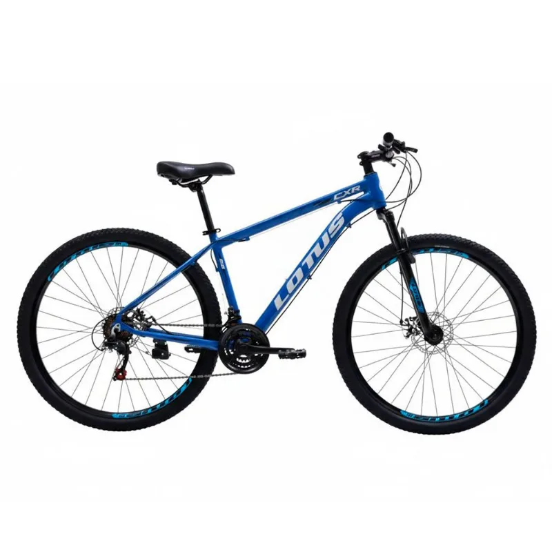 Bicicleta Cairu Aro 29 Lotus CXR 17.5 21V Alumínio Azul E Branco (MP) - CAIRU