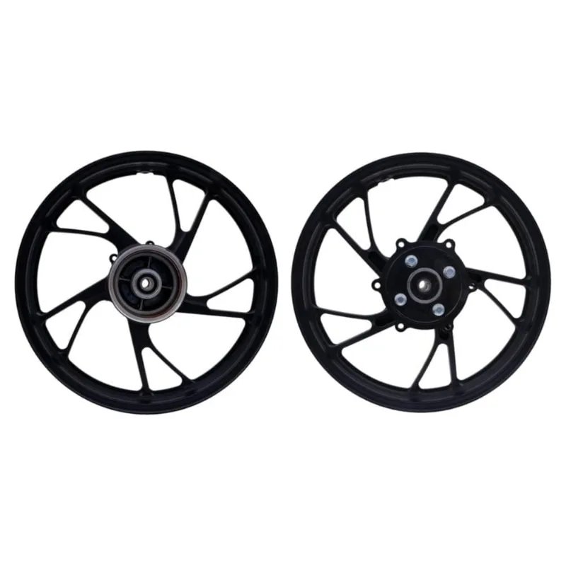 Aro Liga Leve Gear Bros 125/150 2003 A 2015 KS Tambor 5 Pontas Pé De Galinha Preto (MP)