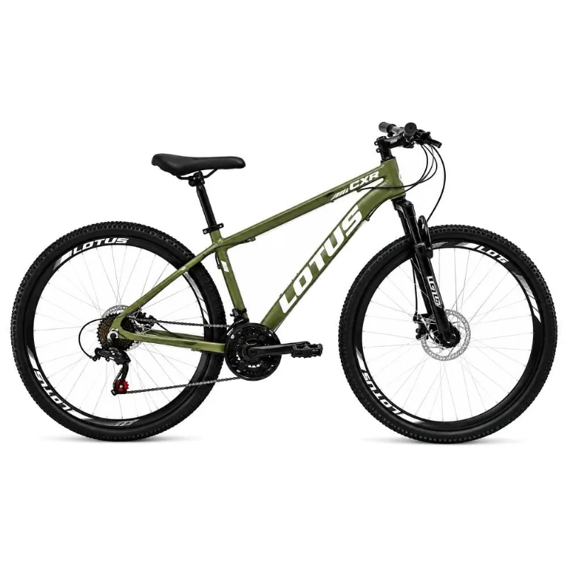 Bicicleta Cairu Aro 29 Lotus CXR 17.5 21 Velocidades Alumínio Verde E Branco (MP)