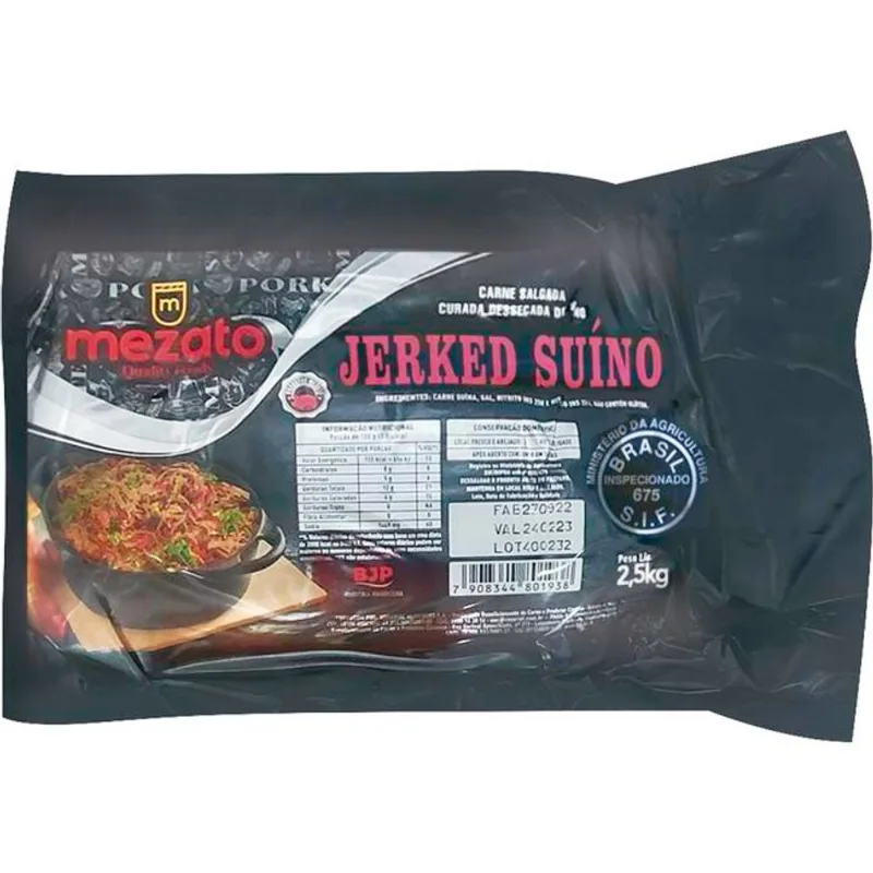 Jerked Beef Mezato Suíno 2,5kg