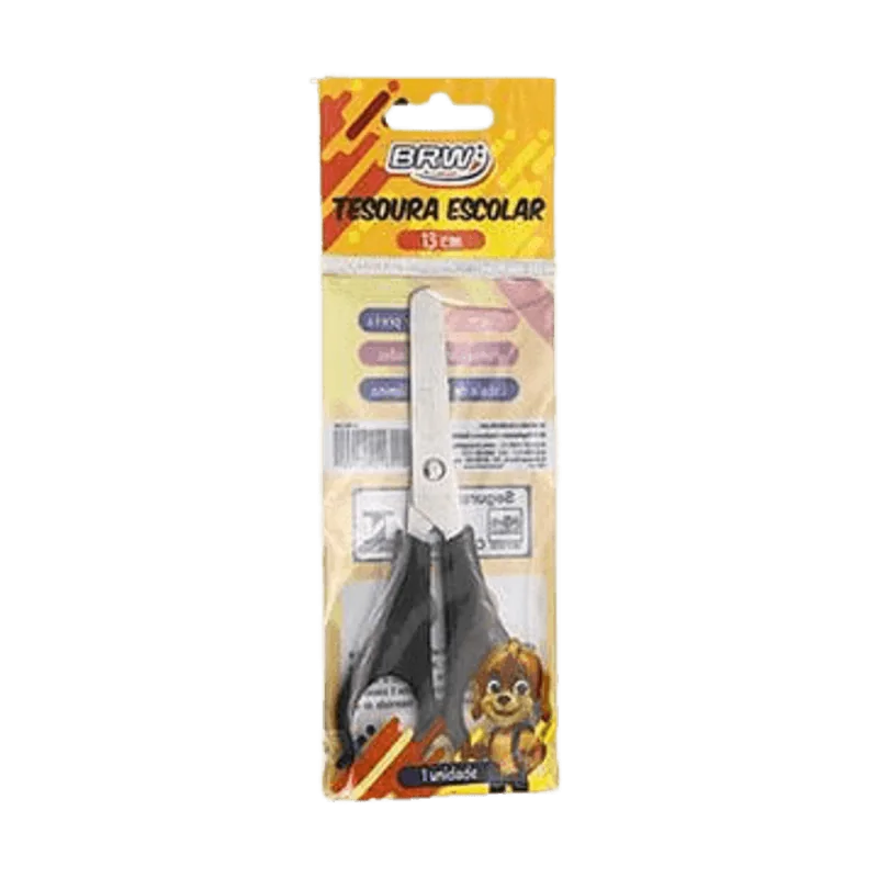 TESOURA ESCOLAR BRW 1UN