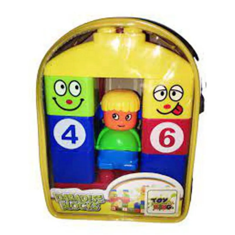 Blocos De Montar Com Mochila Daradise Blocks Toy King