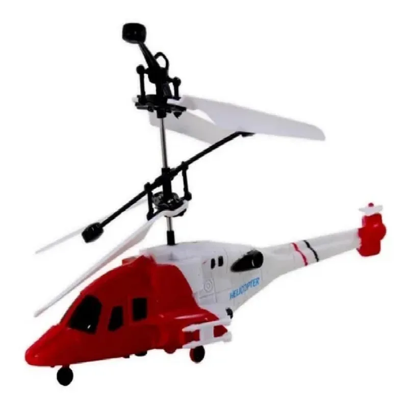 Brinquedo Infantil Helicóptero por Indução Infravermelha Entrada Usb