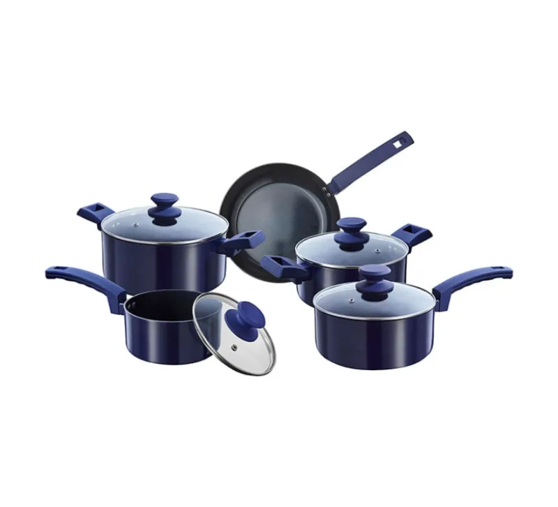 Jogo Panela Diamond Hauskraft Azul 5 Peças - HAUSKRAFT