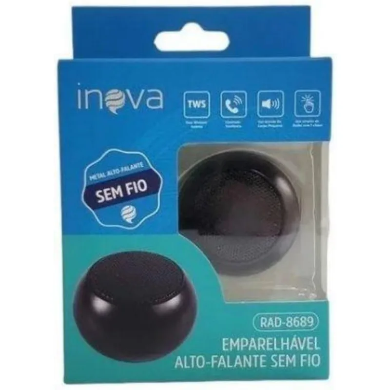 Caixa De Som Mini Speaker Bluetooth Inova