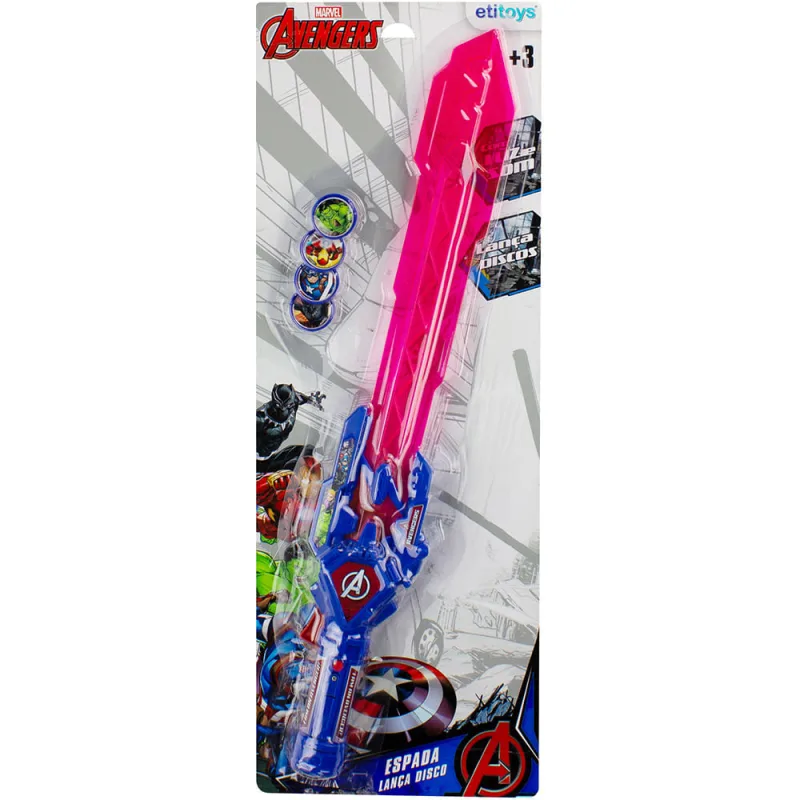 Espada Etitoys Lanca Disco Aveng Yd-133 - ETITOYS