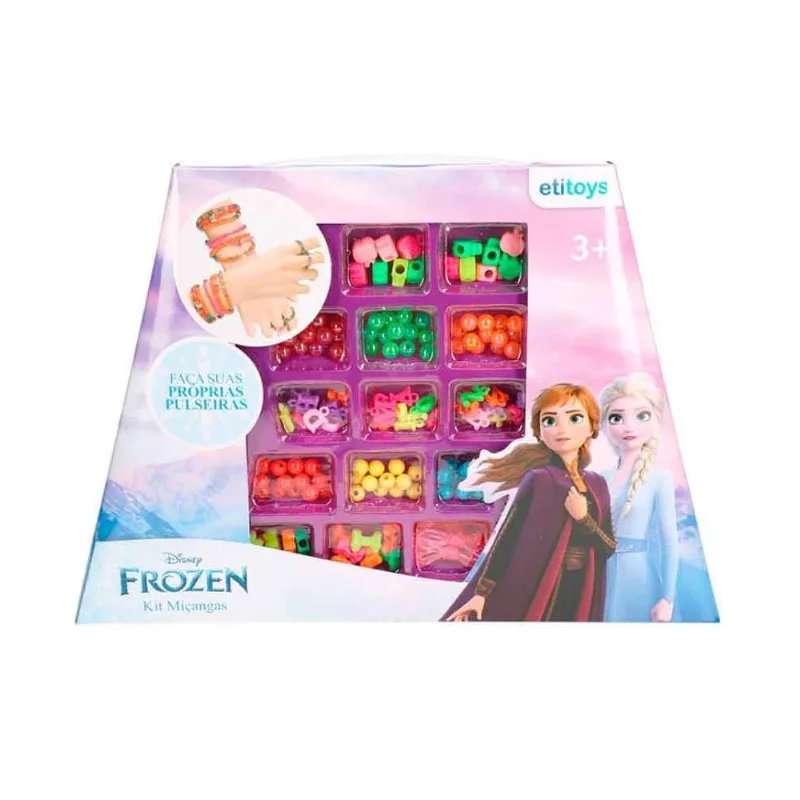 Kit Miçanga Frozen 100 Peças Etitoys - YD-170