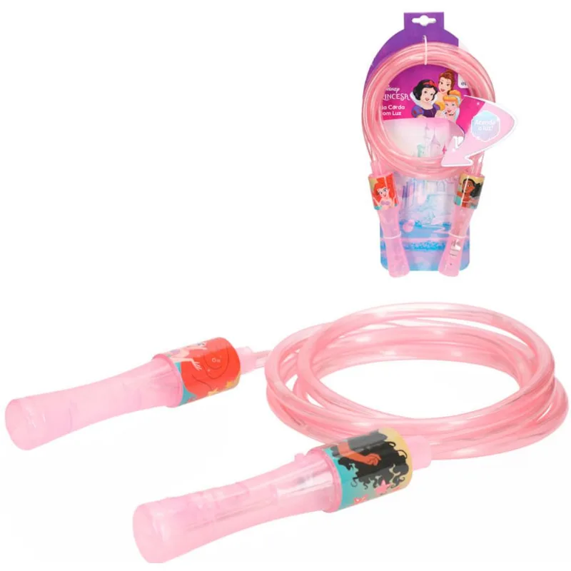 Pula Corda com Luz Princesas Etilux