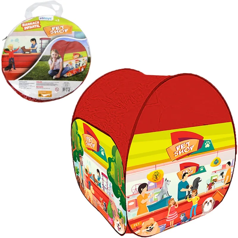 Barraca dobravel pet shop 88x76cm na bolsa