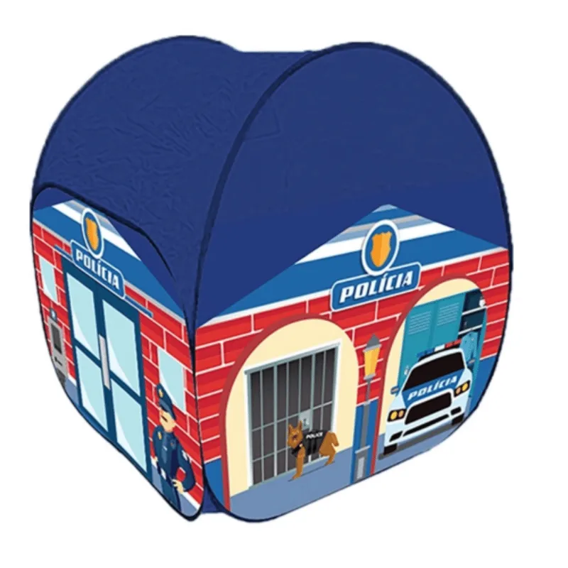 Barraca Cabana Toca Policia Infantil Dobravel