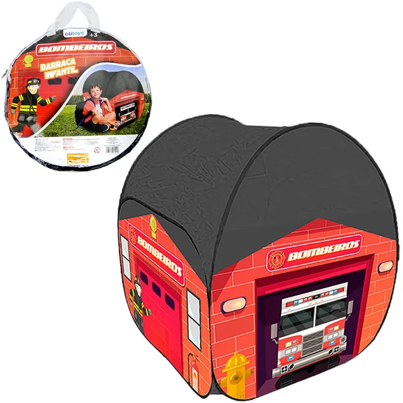 Barraca dobravel bombeiro 88x76cm na bolsa