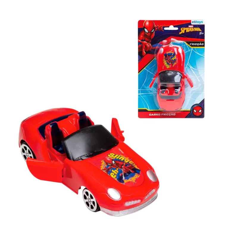 Carro Etitoys Spider Fricção Abre Porta - ETITOYS