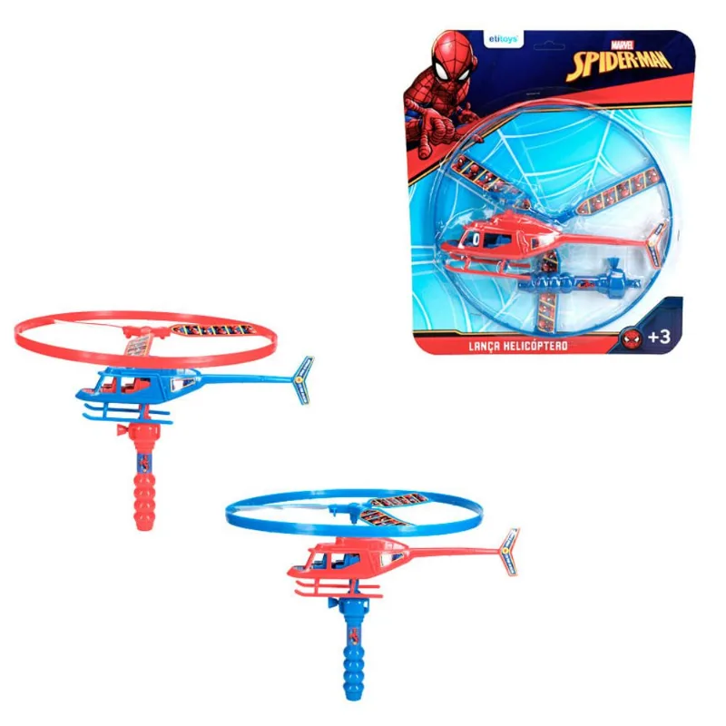 Helicóptero Lançador Spiderman Etilux