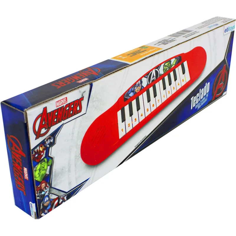 Teclado Etitoys Vingadores Avengers - ETITOYS - Brinquedos