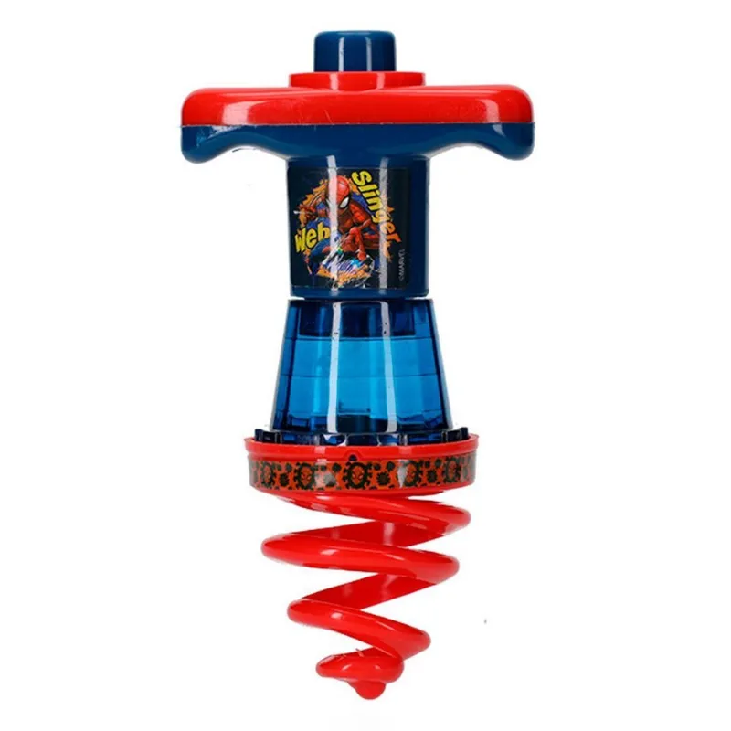 Pião Com Luz Spiderman 13,5Cm Etitoys - YD-503