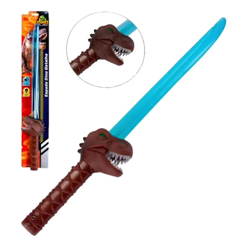 Espada Dino Etitoys Luzes Som Bq-009 - ETITOYS - Brinquedos