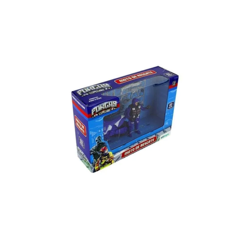 Brinquedo Kit Moto Infantil de Resgate -etitoys - Não Disponível - Brinquedos