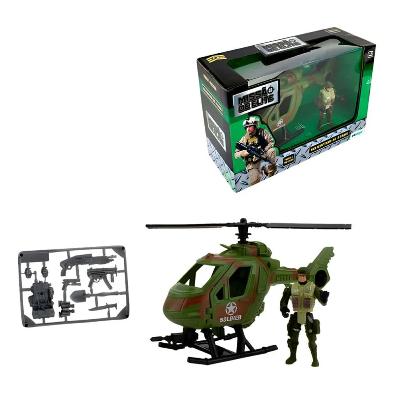 Soldado Etitoys C/Helicoptero Bq-078 - ETITOYS