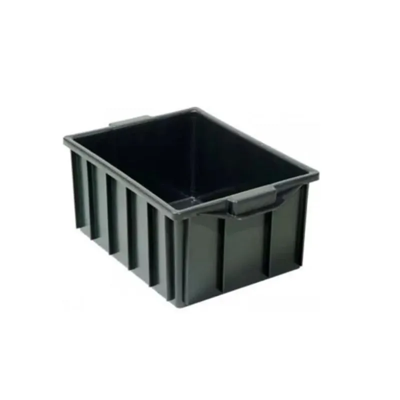 Caixa Plástica Organizadora 36L até 25kg Preta Lar Plásticos Caixa Plástica Organizadora 36L até 25Kg Preta