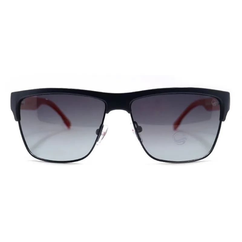 Óculos De Sol Masculino Cobra D'agua Cda 009 C100 - Preto e Vermelho