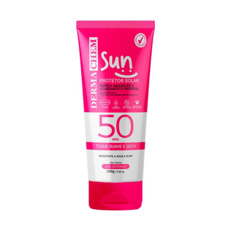 Dermachem Protetor Solar Fps 50 Dermachem 200g - Dermachem