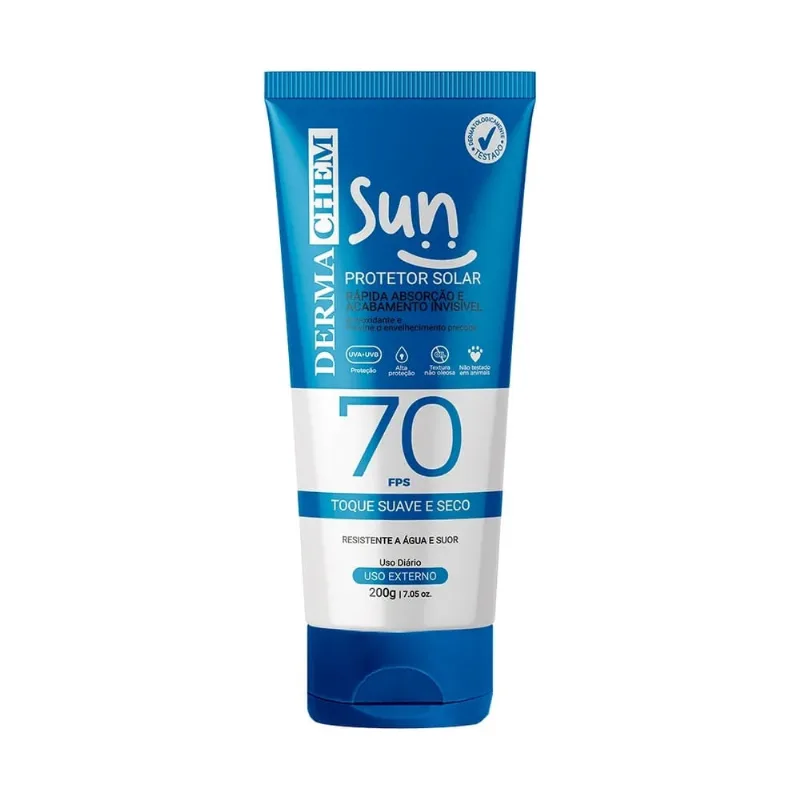 Protetor Solar Fps 70 Dermachem 220g