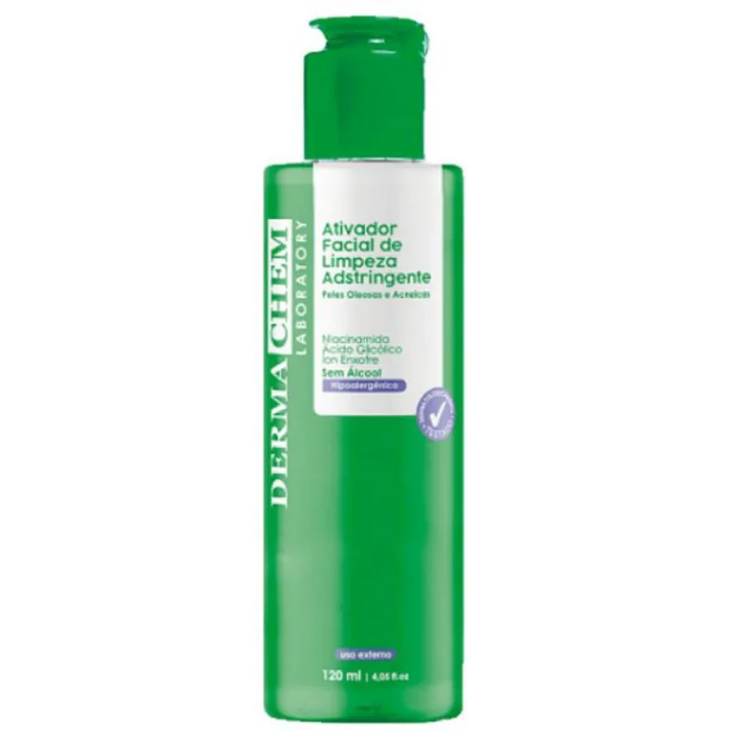 Dermachem Ativador Facial De Limpeza Adstringente 120ml - DERMACHEM