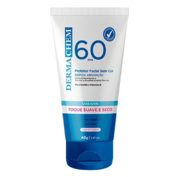 Dermachem Protetor Solar Facial Fps 60 40g - Dermachem