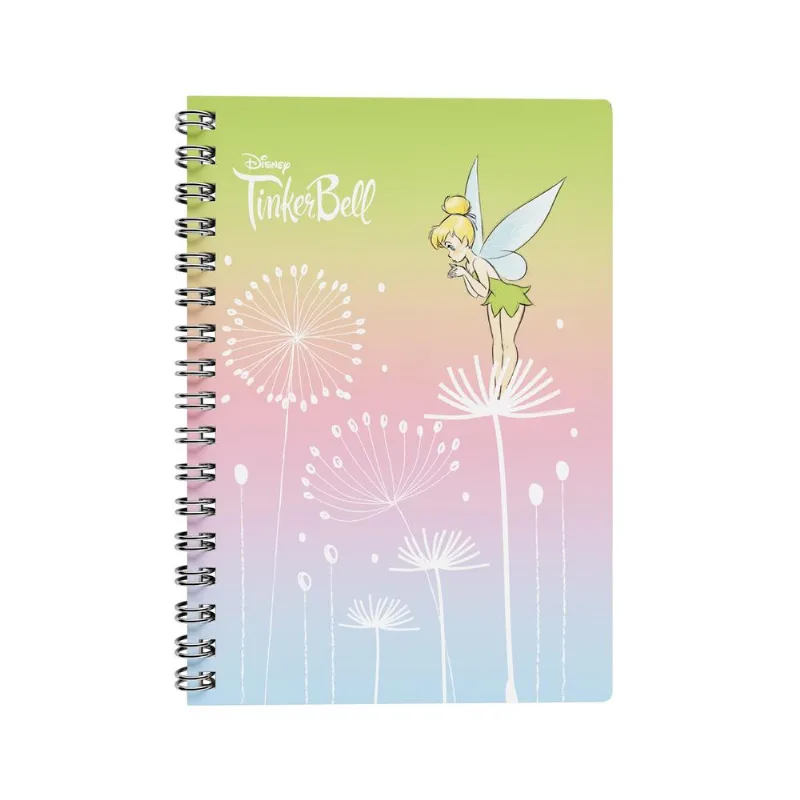 Caderno Universitário 1x1 80 Folhas Capa Dura Tinker Bell