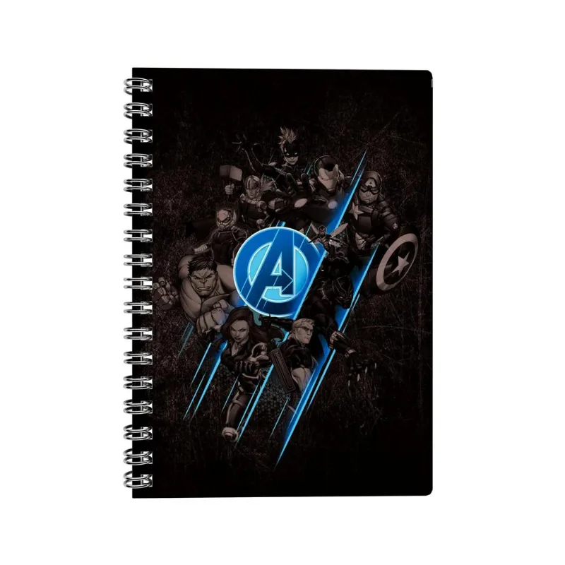 Caderno Universitário 1x1 80 Folhas Capa Dura Avengers
