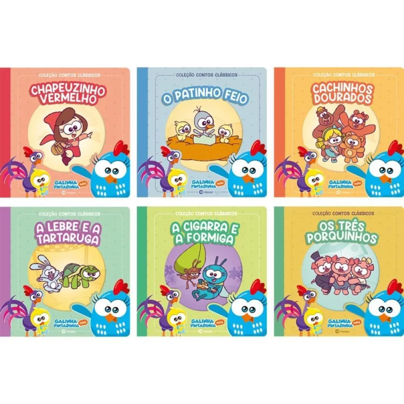 Livro Infantil Ilustrado Galinha Pint.contos Classicos PCT.C/06 - culturama