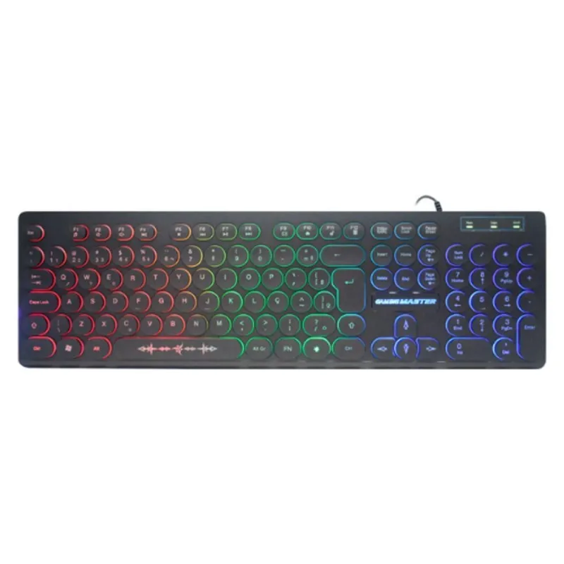 Teclado Gamer Steampunk KM76 para Jogadores e Estilo Único - K-mex - Games