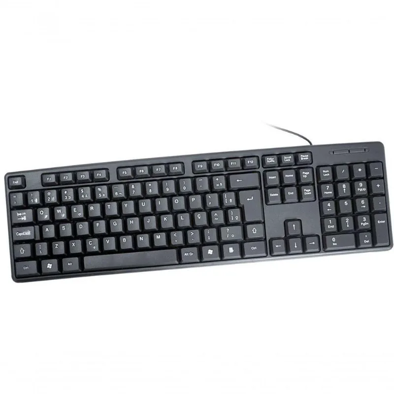 Teclado Kb-3728u Preto Abnt2