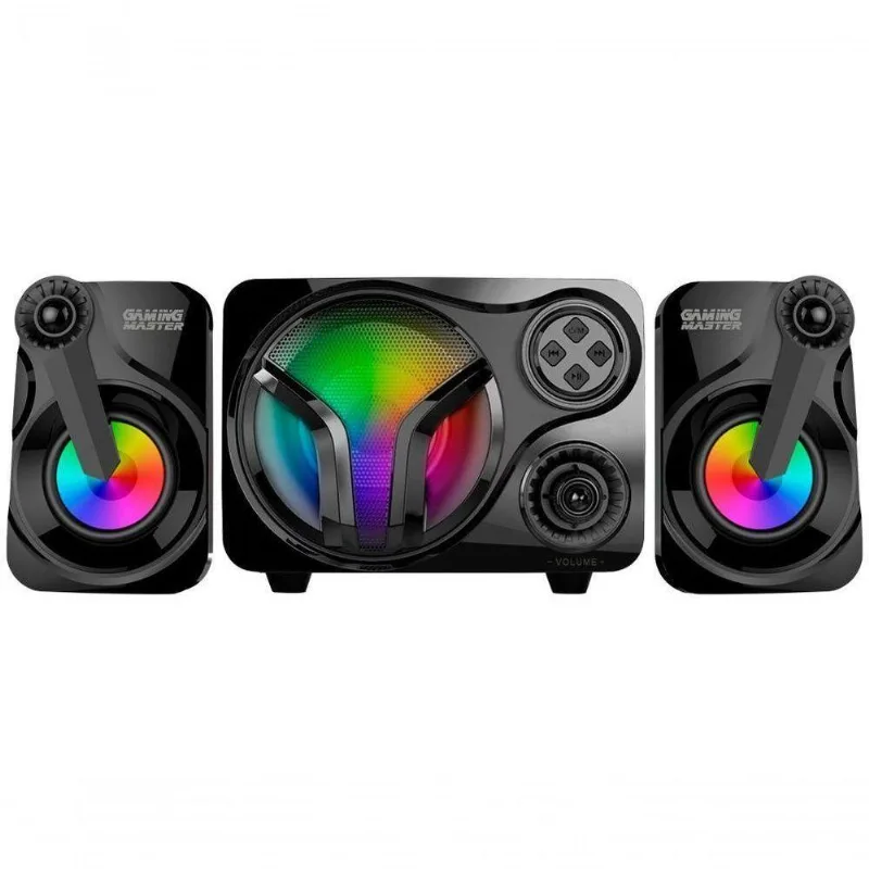 Subwoofer 2.1 Kmex 11W Ss-9300 Leds - K-mex