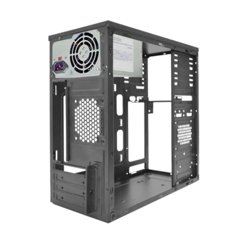 Gabinete GM-01MA Mid Tower Micro ATX Aço com Fonte Px300 200W Preto K-Mex - K-mex