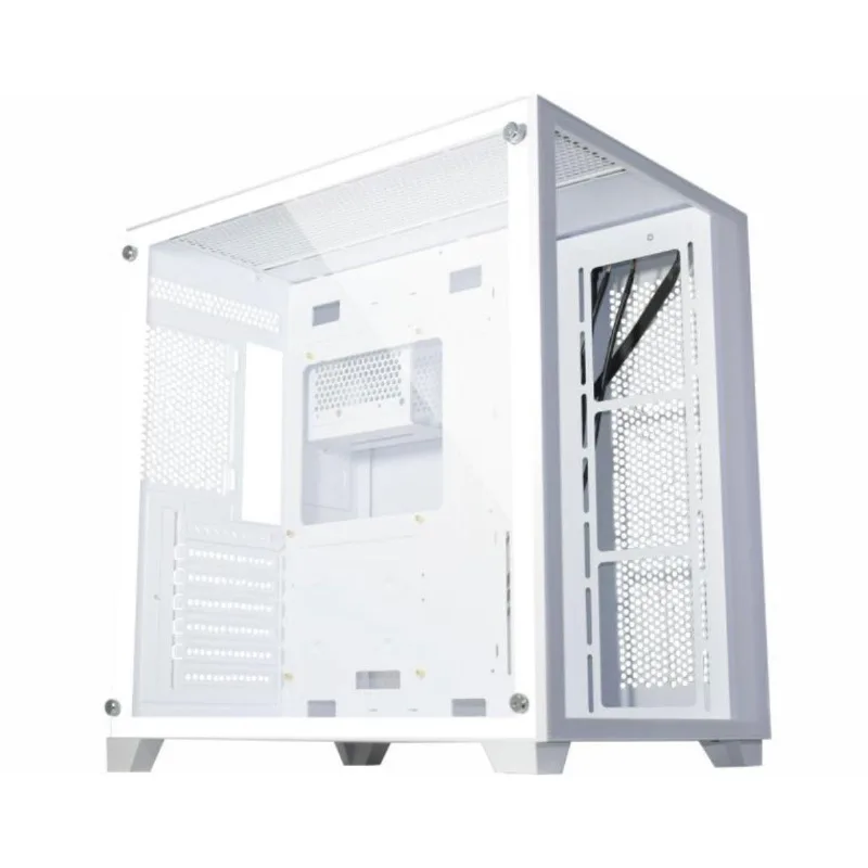 Gabinete Gamer K-mex Space Atx W2r4 - Lateral E Frontal Em Vidro Temperado - Usb 3.0 - Atx - Branco