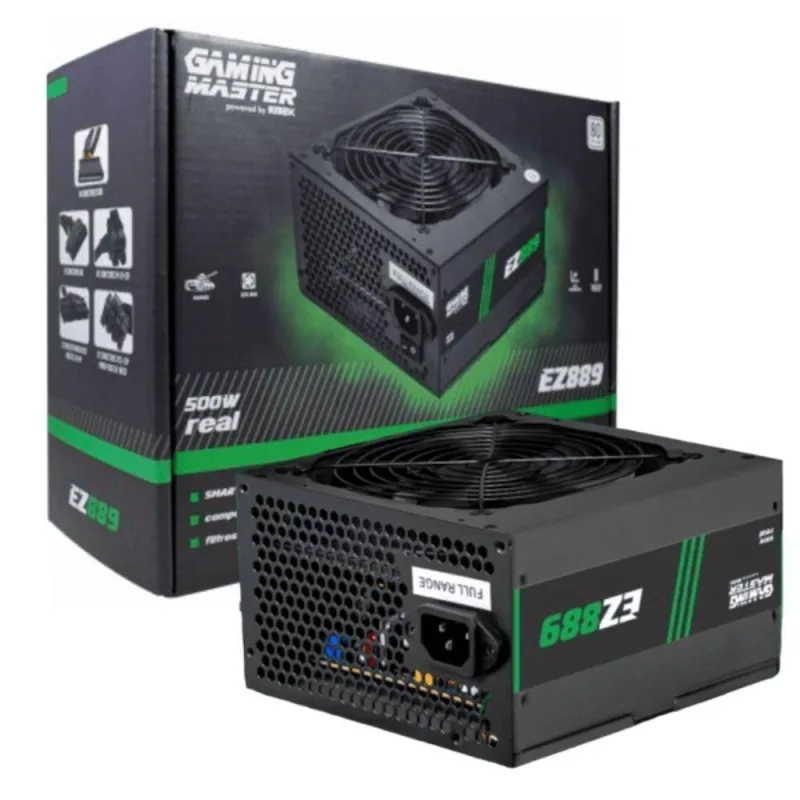 Fonte De Alimentação Gamer 500w Pw-ez8898f - 80plus - K-mex - Informática