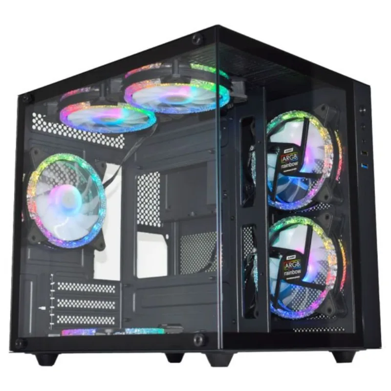 Gabinete Gamer Kmex Cg-02sb Aquário Micro