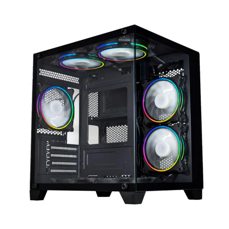 Gabinete K-mex Aquário Gamer M-ATX USB 3.2 - K-mex