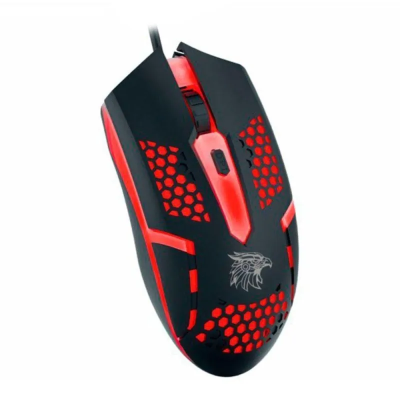 Mouse Gamer K-Mex M44J USB 2400 DPI Sensor Óptico Iluminação RGB Multicolor - k-mex