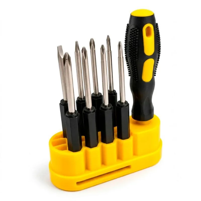 Kit De Chaves De Precisão Chave Philips Fenda 9 Peças Com Cabo Ergonômico Startools