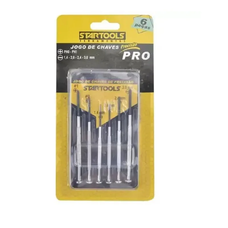 Kit Chave Precisão Eletrônicos Aço Carbono Notebook Celular Manutenção Manual Pequena Fenda Celular