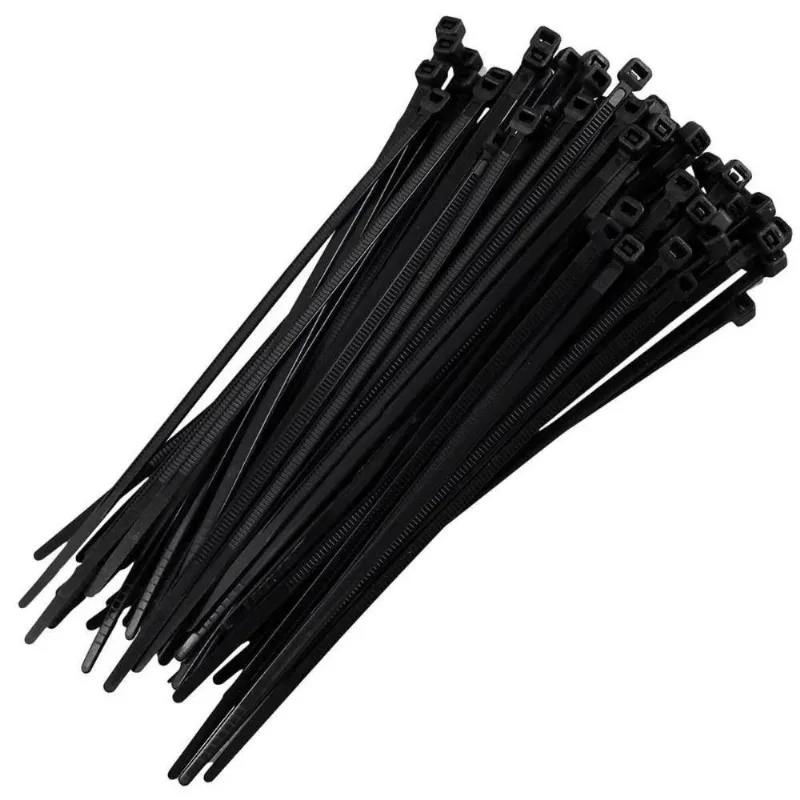 Cinta Plástica Fita Abraçadeira Enforca Gato 25cm 100 Unid