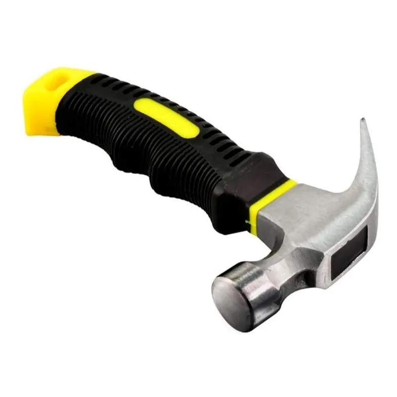 Martelo De Unha 25mm Sr0411 Cabo Curto Fibra De Vidro Emborrachado Amarelo Startools