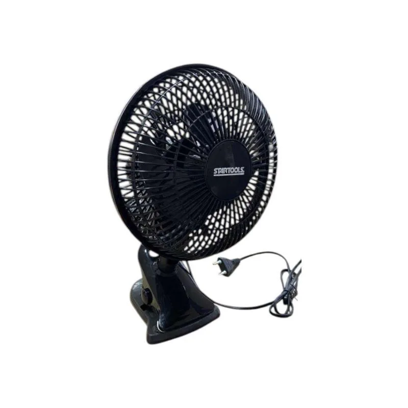 Ventilador De Mesa Clip Startools 25w 2 Velocidades Oscilação Portátil 110v